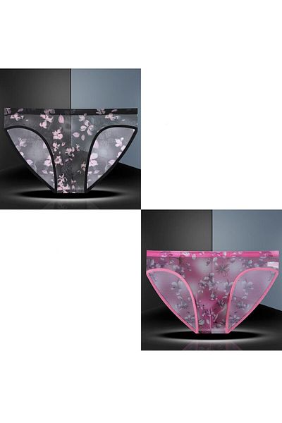 ARDSU Lenjerie pentru bărbați - model floral transparent