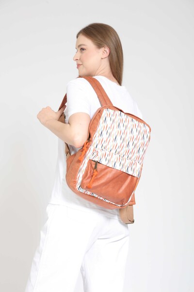 Street Bag Likya Etnik - Богемський малюнок Повсякденний рюкзак для подорожей