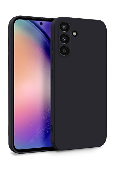 Alpin Samsung Galaxy A54 Lansman Kılıf Renkli Silikon, İçi Kadife Kapak