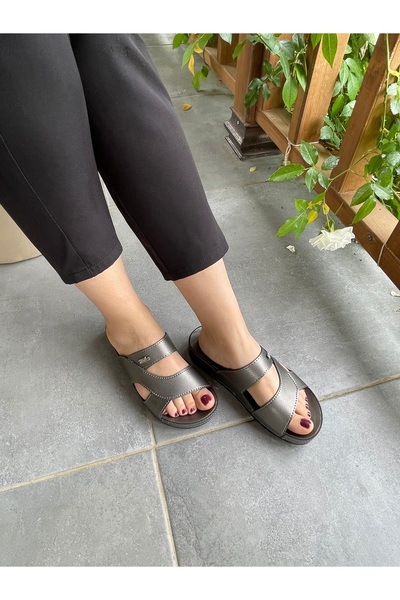 Hızlı Al Παντόφλες από μαλακό δέρμα αδιάβροχο