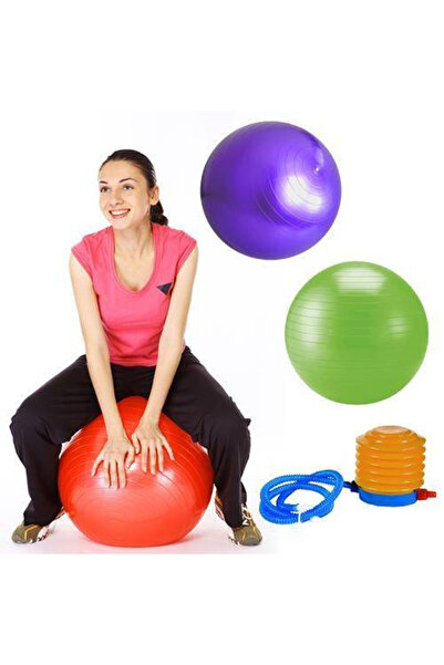 FırsatVar Pilates Ball 65 cm - Special Pump Gift for Ladies