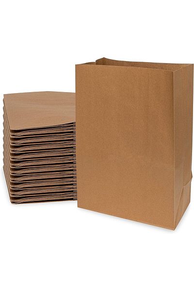 HDF PAZARLAMA Extra Large Brown Paper Bag - 25 Pieces