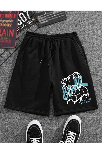 Elvino Σορτς Unisex με εμπριμέ άνετη εφαρμογή