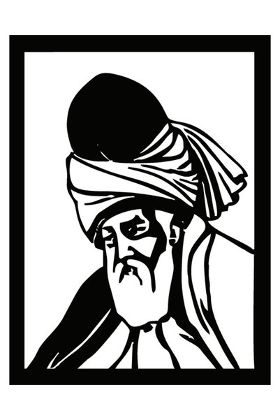 Generic Brand Mevlana (Auto-Motor-Laptop-Wall-Decor) 30 x 39 Cm