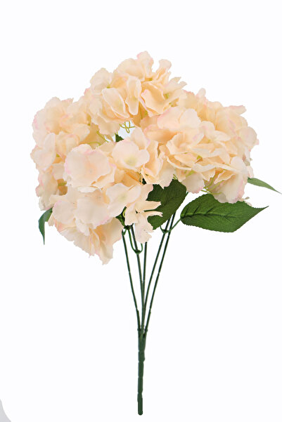 Yapay Çiçek Deposu Floare artificială 5 ramuri Hortensie Somon
