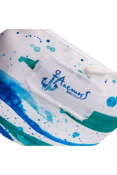 ANEMOSS Wave Blue Makeup Bag