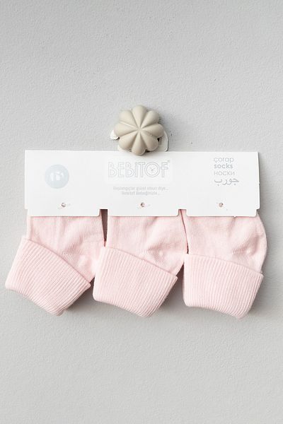Bebitof 3 Pairs Baby Cotton Curly Socks
