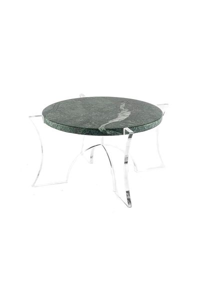 Mikasa Moor Green Marble Presentation Holder with Acrylic Legs 31x31x15cm