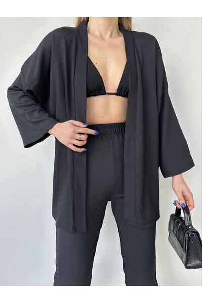 ZF BUTİK Set pantaloni kimono Bürümcük