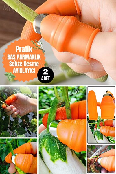 Munico 2 Adet Çiftlik Sebze Meyve Seçici Turşu Biber Sebze Seçici Demir Tırna...