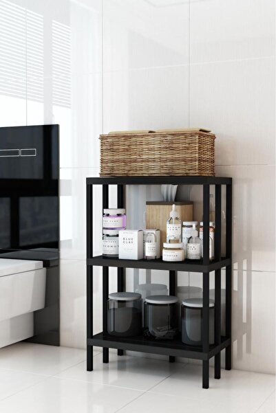 Armarks Scaffale 3 Banyo Rafı, Plastik Kitaplık, 3 Raflı Organizer, Banyo Raf...
