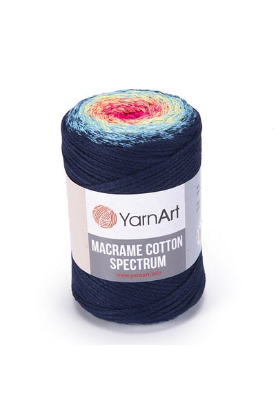 Yarnart Macrame Cotton Spectrum - Μακραμέ Χειροποίητο Νήμα Πλεξίματος Ebruli-1318
