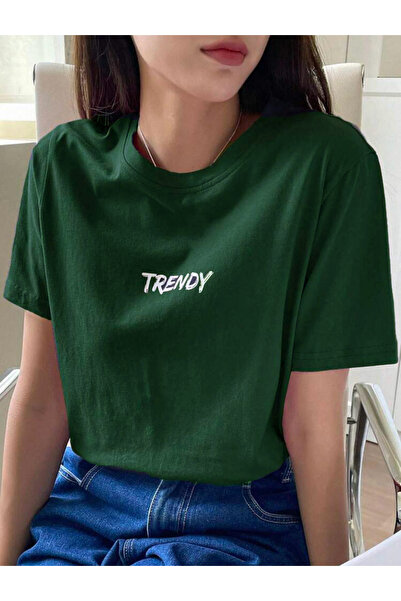 FAVORİST TRENDY Imprimat Oversize Wide Fit Bumbac Tricou Unisex