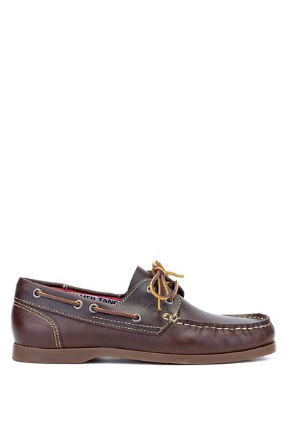 Tamer Tanca Men's Genuine Leather Brown/Tan Casual Shoes
