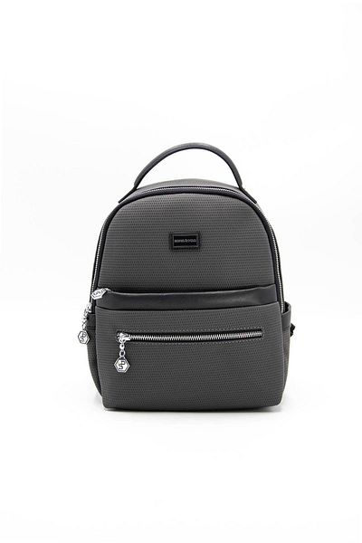 Silver Polo Silver & Polo Anthracite - Black SP1061 Women's Backpack