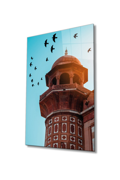 Rosyvien Ptice koje lete u molitvi, religijska staklena slika, islam, dekorac...