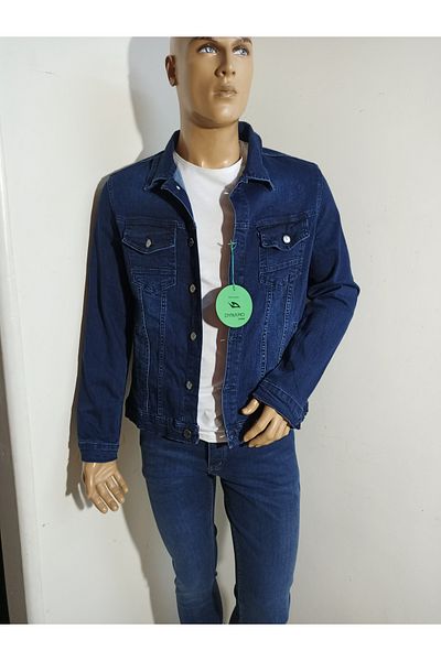 DYNAMO Slimfit Relaxed Cut Τζιν Παλτό