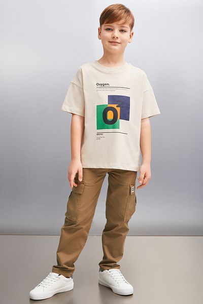 GRIMELANGE Ανδρικό T-shirt ZADIG Beige