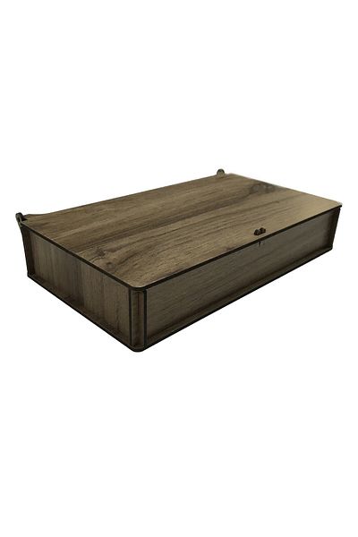 aladepo Wooden Decorative Organizer Gift Box Jewelry Makeup Box (No Compartment)
