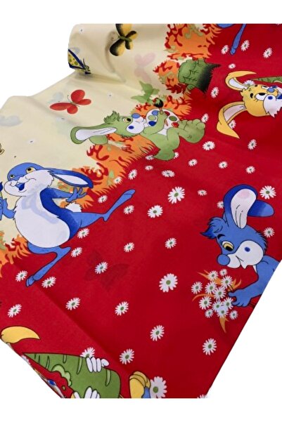 Evimmis 100% бавовняна постільна білизна з тканини Akfil з кролячим візерунко...