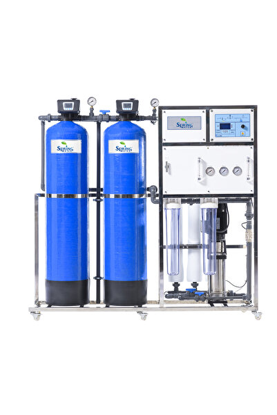 Spring Water Ters Ozmoz RO Su Arıtma Cihazı Günde 50 Ton Su Arıtma