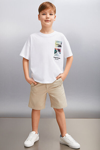 GRIMELANGE DARROW Men's White T-Shirt