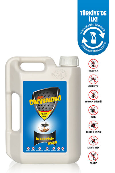 Chrysamed Insektisit Max Tahtakurusu Karınca Akrep Kene Örümcek Hamamböceği Karasinek 2 Lt Ve 500 ml Böcek