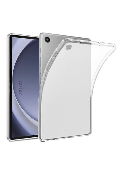 Jolita Samsung Galaxy Tab A9 + Plus 11 inç Uyumlu Şeffaf Silikon Tablet Kılıf...