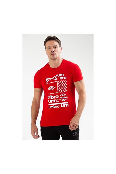 UMBRO Jax TF-0133 Men's Red T-Shirt