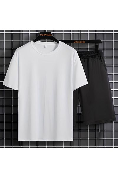 MODARAMA T-shirt Shorts Plain Set