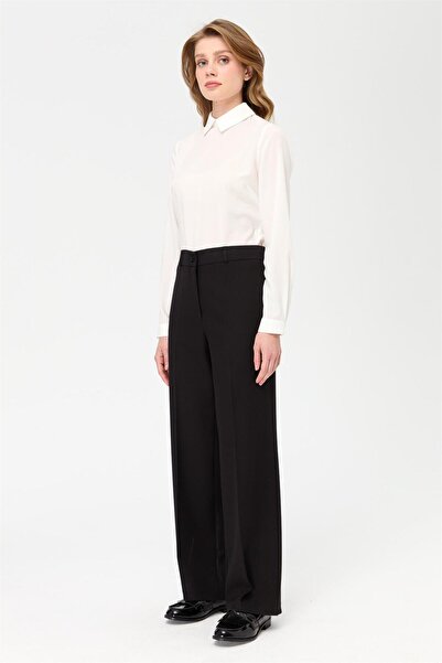 Esswaap Bol Paça Pantolon Siyah