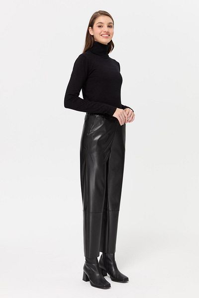 Esswaap Leather Trousers Black