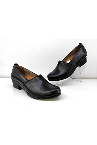 Scavia Hakiki Deri Topuklu Ortopedik Poli Hafif Taban Ayakkabı