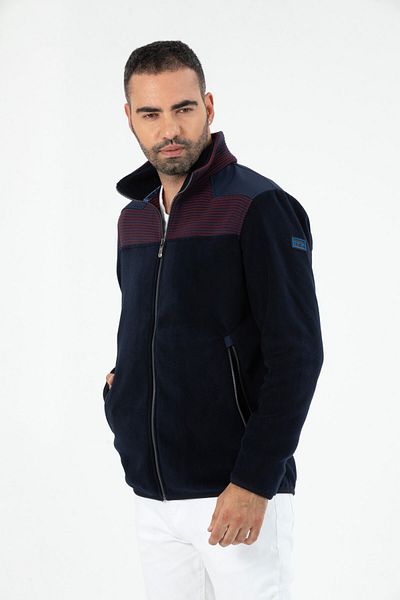 G-FOX Men's Anti-pilling Anti-pilling Cold Resistant Full Zipper Stand Collar Sweatshirt Fleece Jacket
