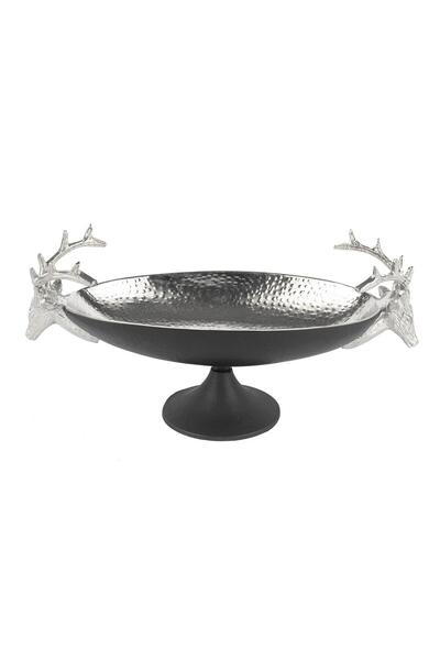 Mikasa Moor Mat Siyah Gümüş Kase 38x16x18cm