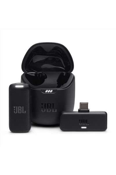 JBL ميكروفون لاسلكي USB-C Quantum Stream باللون الأسود