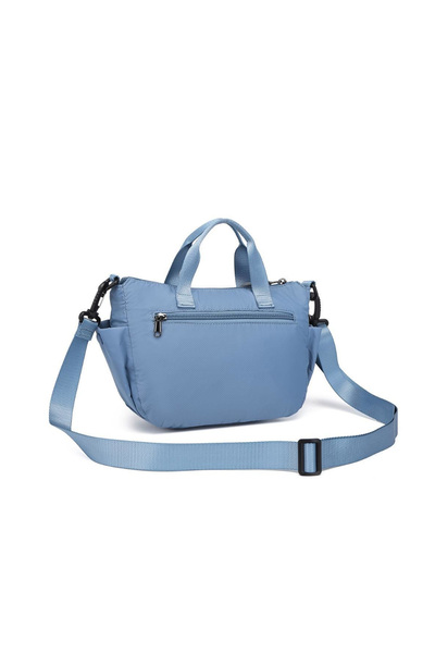 Getcho Sacha Mavi Su Geçirmez Çapraz Ve Omuz Çantası Hafif Kumaş Yapılı Spor Kombin Unisex El Çantası