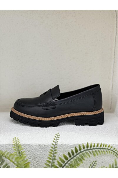 Mammamia D24YA-3195 HAKİKİ DERİ ORTOPEDİK LOAFER AYAKKABI KADIN