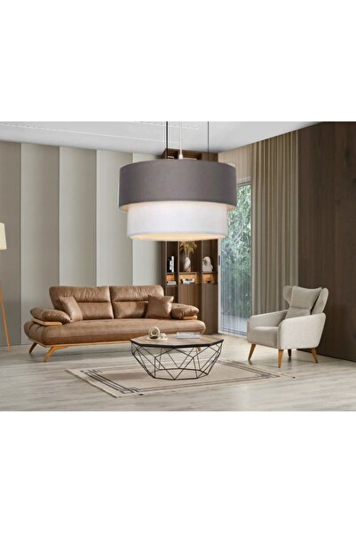 Viesteknoloji Modern tasarım kolay temizlenebilir çift katlı antrasit salon y...