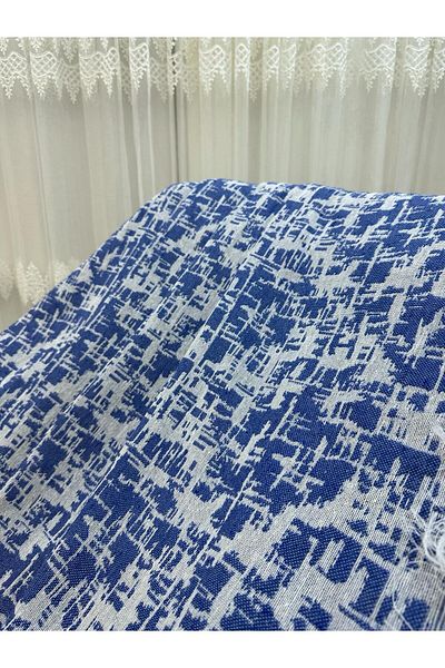 Özlü Home 170x220 Husă de lux albastră din bumbac pentru canapea-șezlong - anti-transpirație