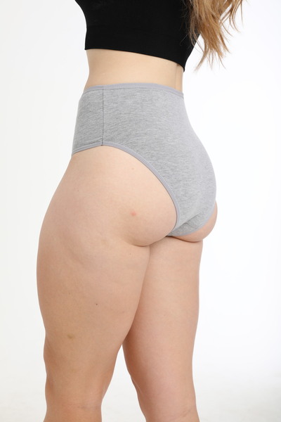 FOURAA Kadın Yüksek Bel Pamuklu Külot 5'li Paket