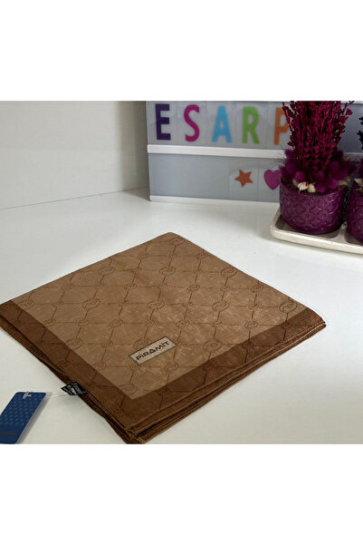 PİRAMİT MONOGRAM FLOŞ EŞARP