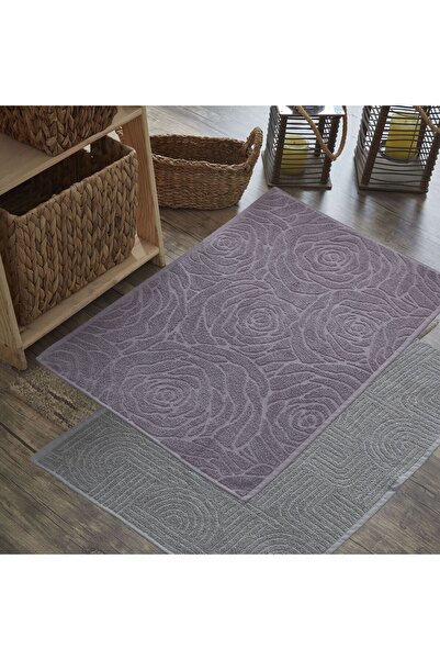 Fushia 2'Li Ayak Havlusu I Banyo Paspası I Abdest Paspası I 50x70cm 2 Adet