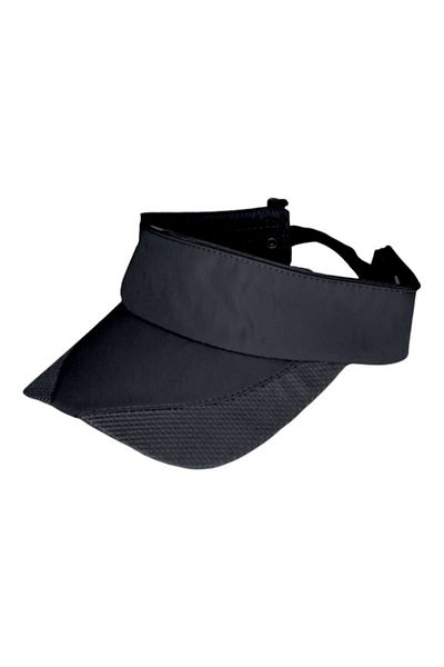Mood Agenda Unisex Micro Fabric Zippered Athlete Running Tennis Cap Visor Hat