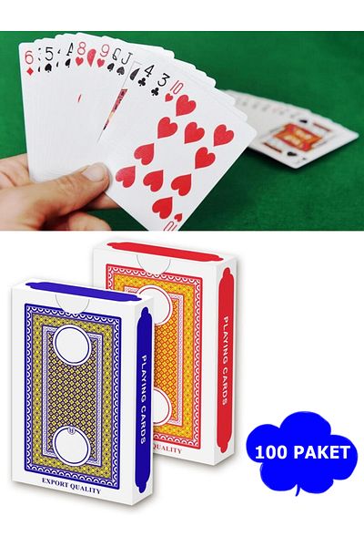 Boldy 100 Pieces Classic Game Card - Playing Cards - Poker Card - Playing Cards - Classic Game