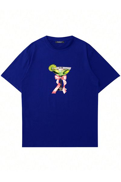Mad&Calf Μπλουζάκι Unisex Lime Cocktail με στάμπα με λαιμόκοψη