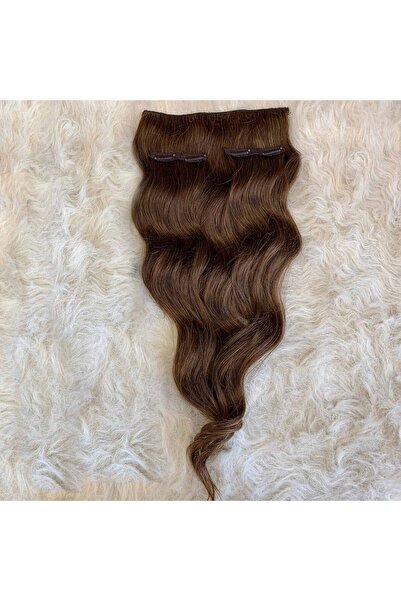 Suzan Peruk 3 Parça Gerçek  Yarım Ay Çıt Çıt Saç 150gr