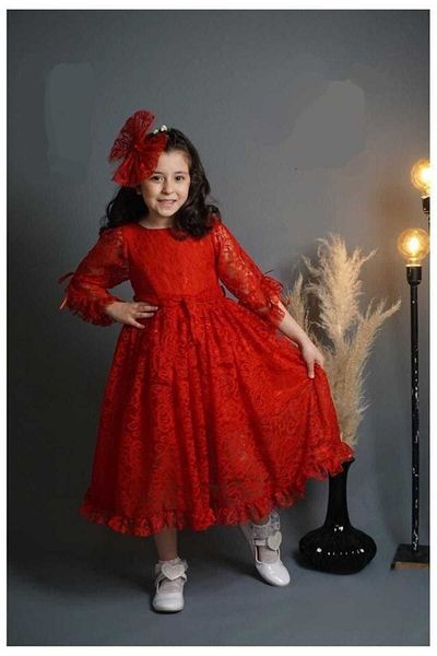 skycott girl's buckle dress, tulle lace dress, girl's graduation buckle dress