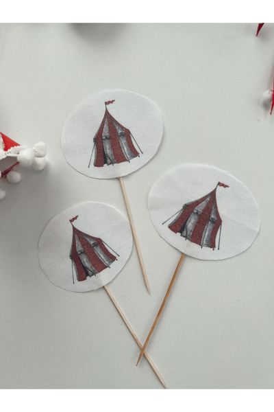 Kukuletaparty Doğum Gübğ Cupcake Bayrakları - 5 adet