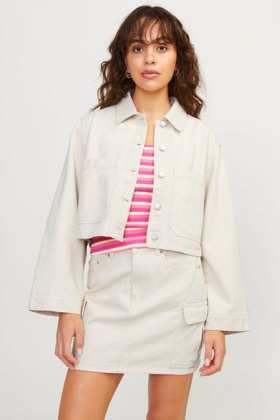 Jack & Jones Dora - Γυναικείο Crop Τζιν Πουκάμισο